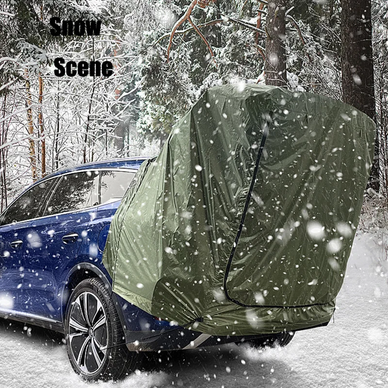 Car Rear Camping Tent with Canopy 5