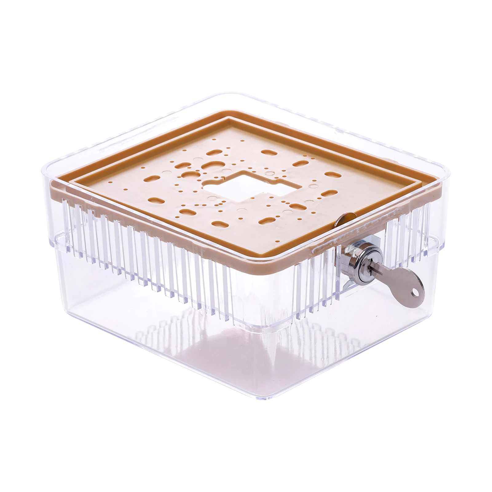 

With Key Thermostat Lock Box Household Long Lasting On Wall School Clear Large Easy To Install Robust Portable UV Resistant