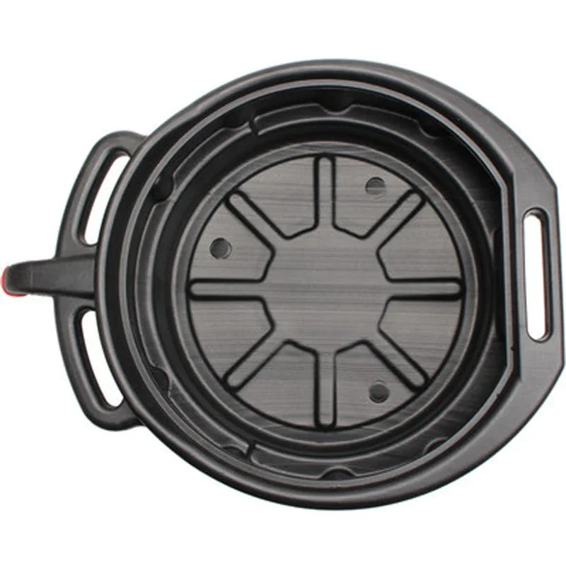 15L Oil Drain Pan Waste Engine Oil Collector Tank with Handle Gearbox Drip Tray For Car Repair Fuel Fluid Change Garage Tool