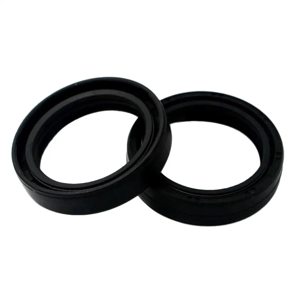 2pcs 33x46x10.8 MM Rubber Fork Oil Seal for Motorcycle Front Shock Absorber