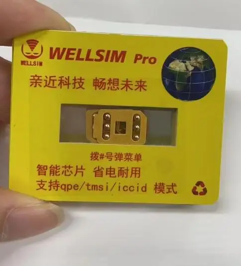 Wellsim Pro V4.1 with QPE Mode MEP Way for iPhone6 to 17promax 6