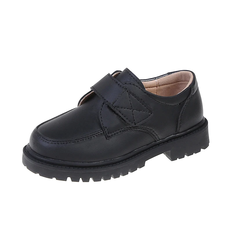 Leather shoes Boys leather shoes soft loafers for uniform kids