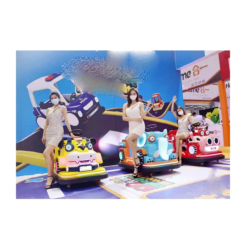 indoor stainless steel battery bumper car with remote amusement bumper car kids