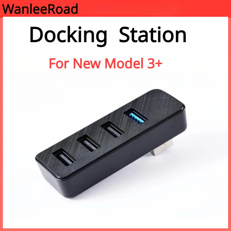 

Docking Station for Tesla New Model 3+ Highland Glove Box USB Hub Expansion Dock Fast Charging New Model3 Car Accessories 2024