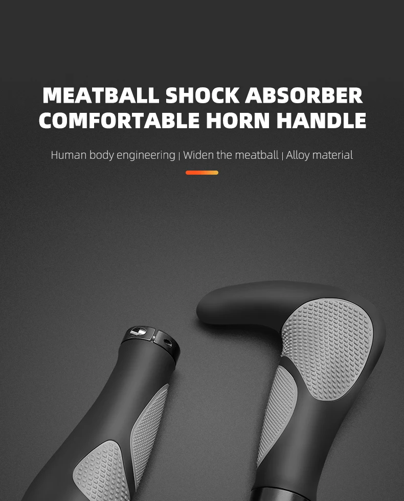 Description Picture 2 of itemShockproof Bike Handlebar Grips Anti-slip Mountain Bike Grips Comfortable Ergonomic Road Bicycle Handlebar Grip Bike Accessories