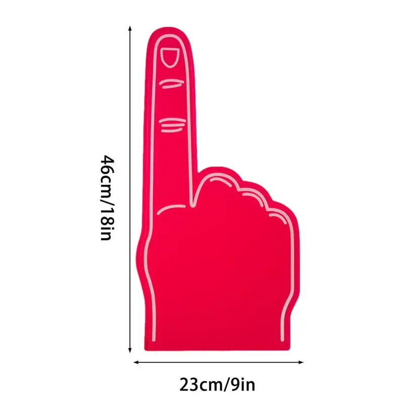 Cheerleading Foam Fingers 18 Inch Sports Fan Foam Finger Cheerleading Props We'Re Number 1 Hand for Sports Events Games