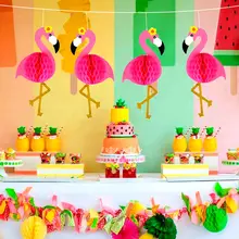 Hawaje Party Luau Flamingo Party różowe flamingi Decor ananas lato wesele urodziny dziewczyna przyjęcie hawajskie Decor Tropical tanie tanio Huiran Papier CN (pochodzenie) Ślub i Zaręczyny przyjęcie urodzinowe Na Dzień Dziecka Na imprezę W6029 hawaii party decorations