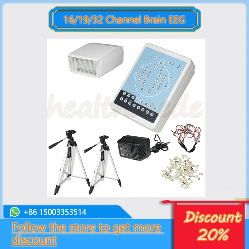 KT88-1016 Digital Brain Electric Activity Mapping System 16 Channel EEG Machine Electroencefalogra