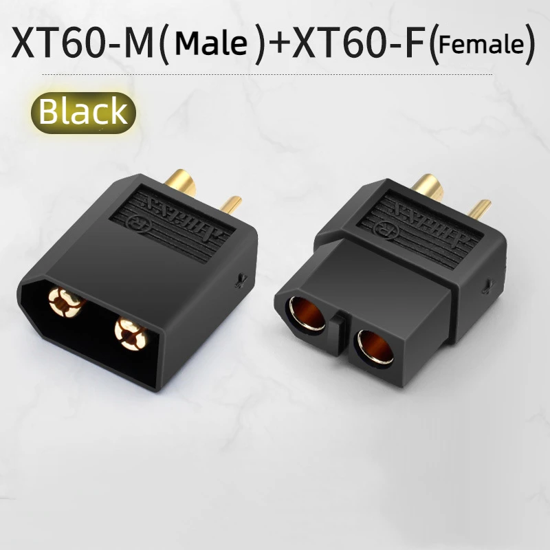 10 Pairs  XT60 Connector XT60-T Plug with Sheath Housing Female / Male XT60 Plug for RC Lipo Battery Cars Fpve Drones