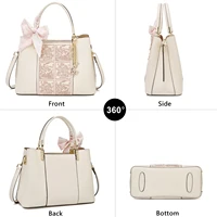 FOXER 2026 Sac à main en cuir fendu brodé style chinois pour la Fête des Mères, sac fourre-tout de luxe élégant pour femme, sac à bandoulière tendance 3