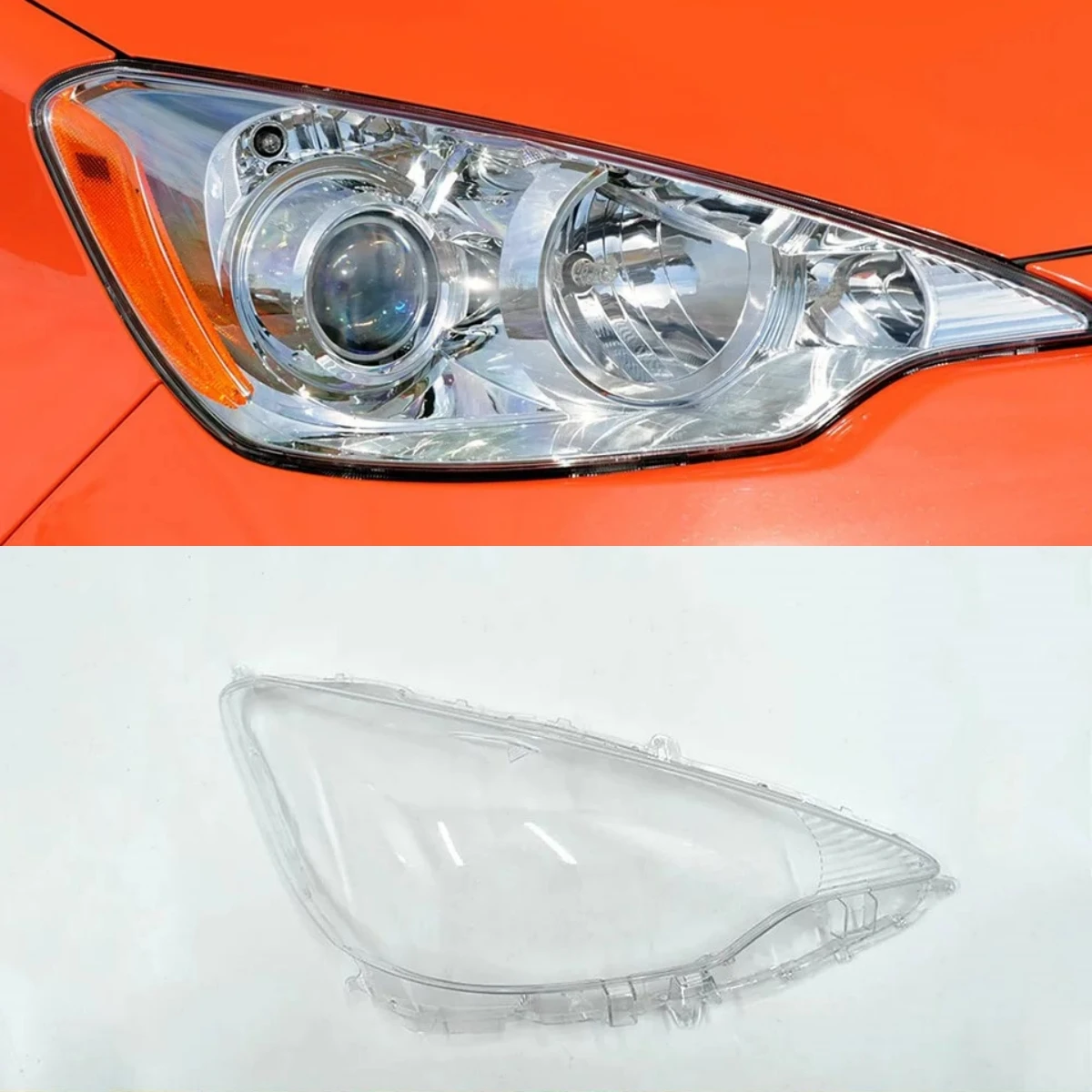 

For Toyota Prius C 2012 2013 2014 Auto Headlamp Caps Car Headlight Lens Cover Lampshade Lampcover Head Lamp Light Glass Shell