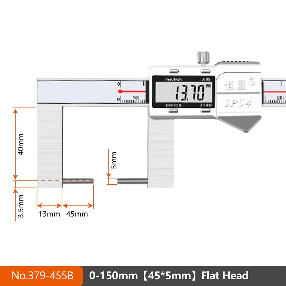 0-150mm (Flat Head)
