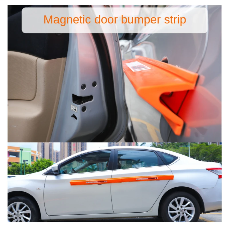 Car Door Protector 85CM Magnetic Body Side Anti-scratch Decorative Guard  Strip Parking Lot Anti-collision Protection Accessories - AliExpress