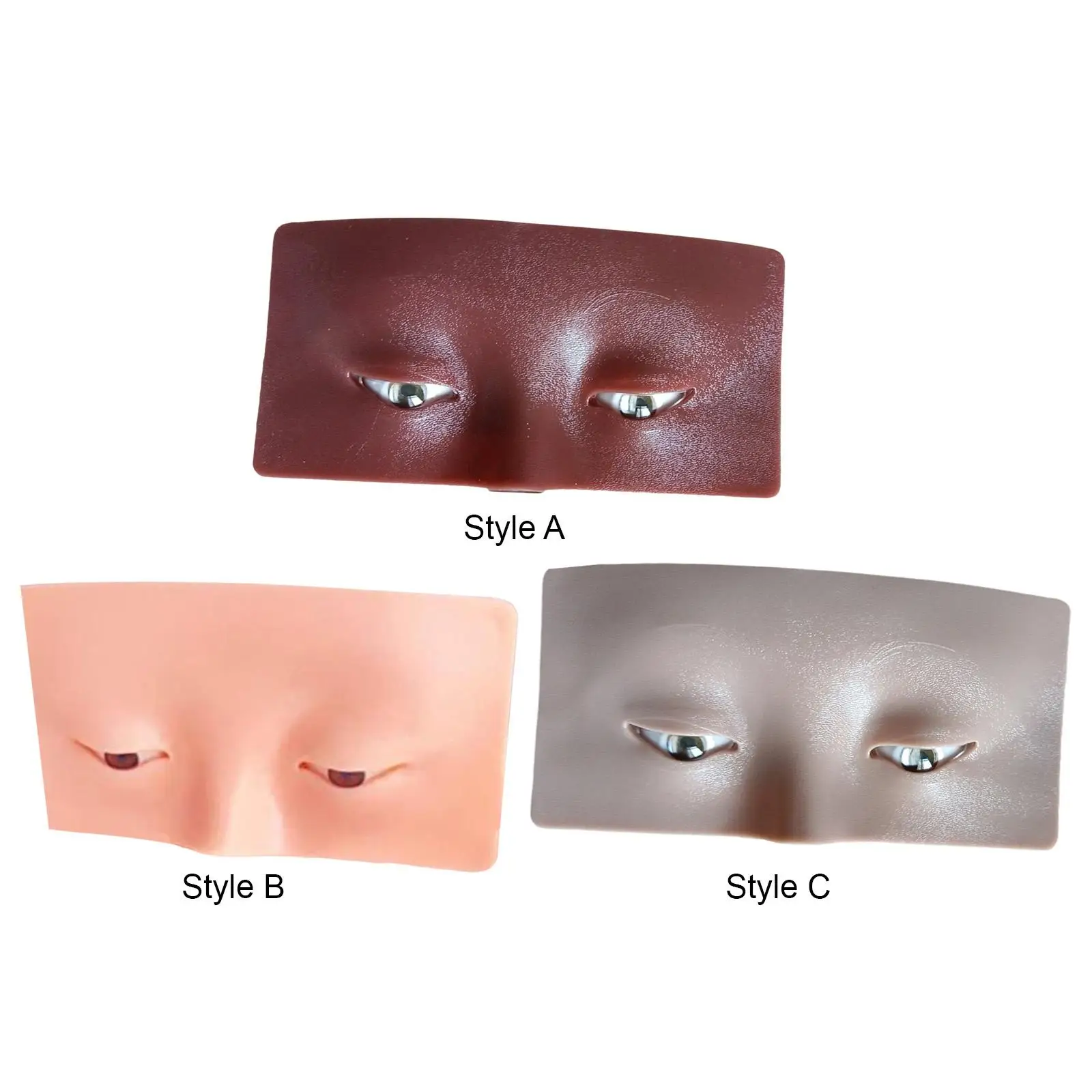 eye Makeup Practice Face Accessory Makeup Mannequin Face Easy to Use The Perfect Aid to Practicing Makeup for Makeup Artists