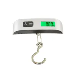 Compact Digital Travel and Fishing Scale - Multipurpose Electronic Luggage Weighing Device (Hook)