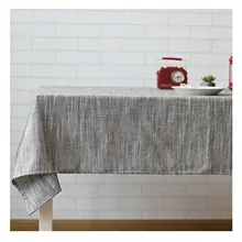 

Linen Tablecloths, Waterproof Table Covers Solid Color Dark Coffee Dining Table Coffee Table Deco
