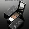 UNNY 3 in 1 Eyebrow Powder Makeup Palette Gel Waterproof for Eyebrow Enhancer Nose Shadow Contour Cosmetic Brush Mirror 2