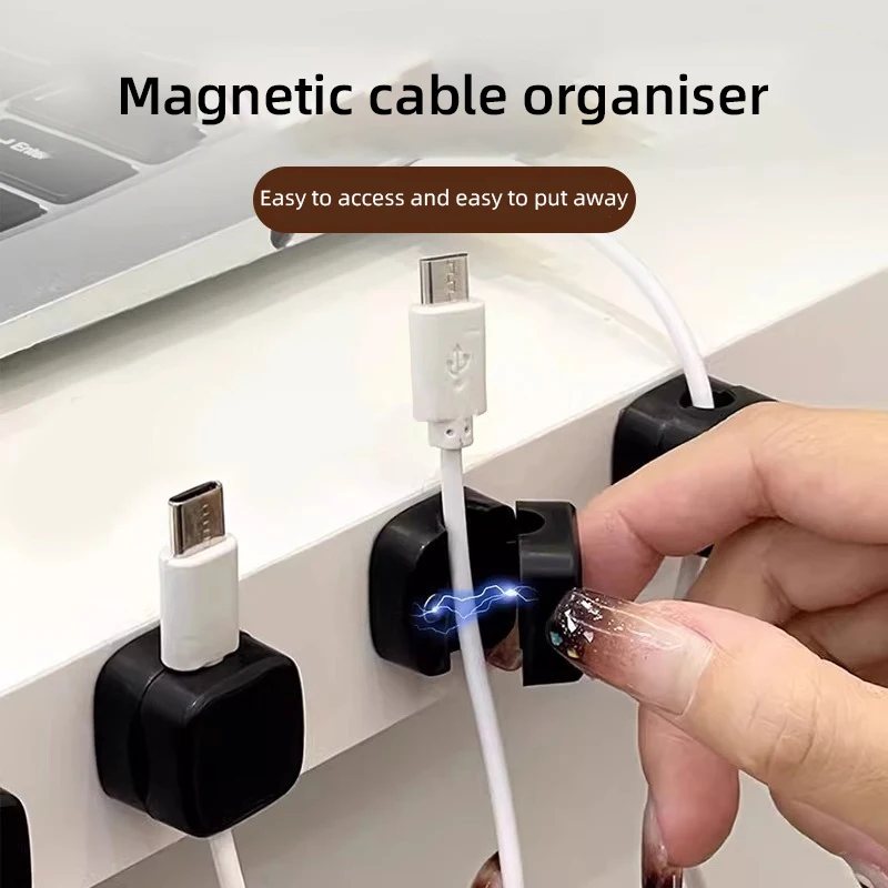 Wire Storage Artifact Magnetic Cable Management Bracket