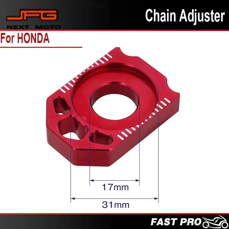 후방 체인 조절기 액슬 블록, 혼다 CRF250L CRF 250L CRF250M 2012-2021 CRF250R ALLY 2017-2021 CRF300L 2021 CNC 오토바이