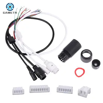 CCCTV POE IP 네트워크 카메라 PCB 모듈 비디오 전원 케이블, 70cm 길이, RJ45 암 커넥터, 터미널 포함, 방수 케이블