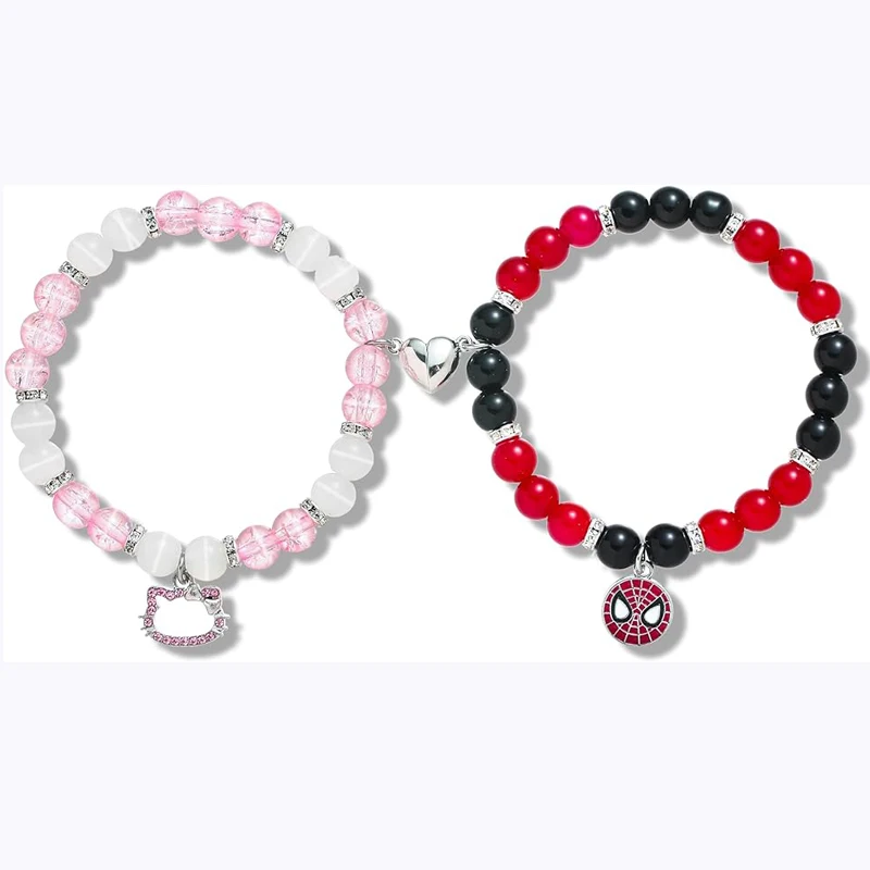 Spider Kitty Matching Bracelets for Couples, 1