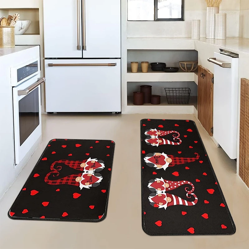 Printed Kitchen Floor Mats Easter Anti Slip Doormat Long Hallway Rug Kitchen Carpets Bathroom Rugs Living Room Home Decor floor mat