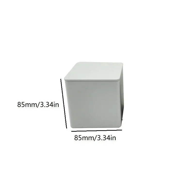 1pc Sealed Tinplate Storage Jar With Bamboo Lid Spices Tank Container Kitchen Food Bottle Coffee Tea Caddy