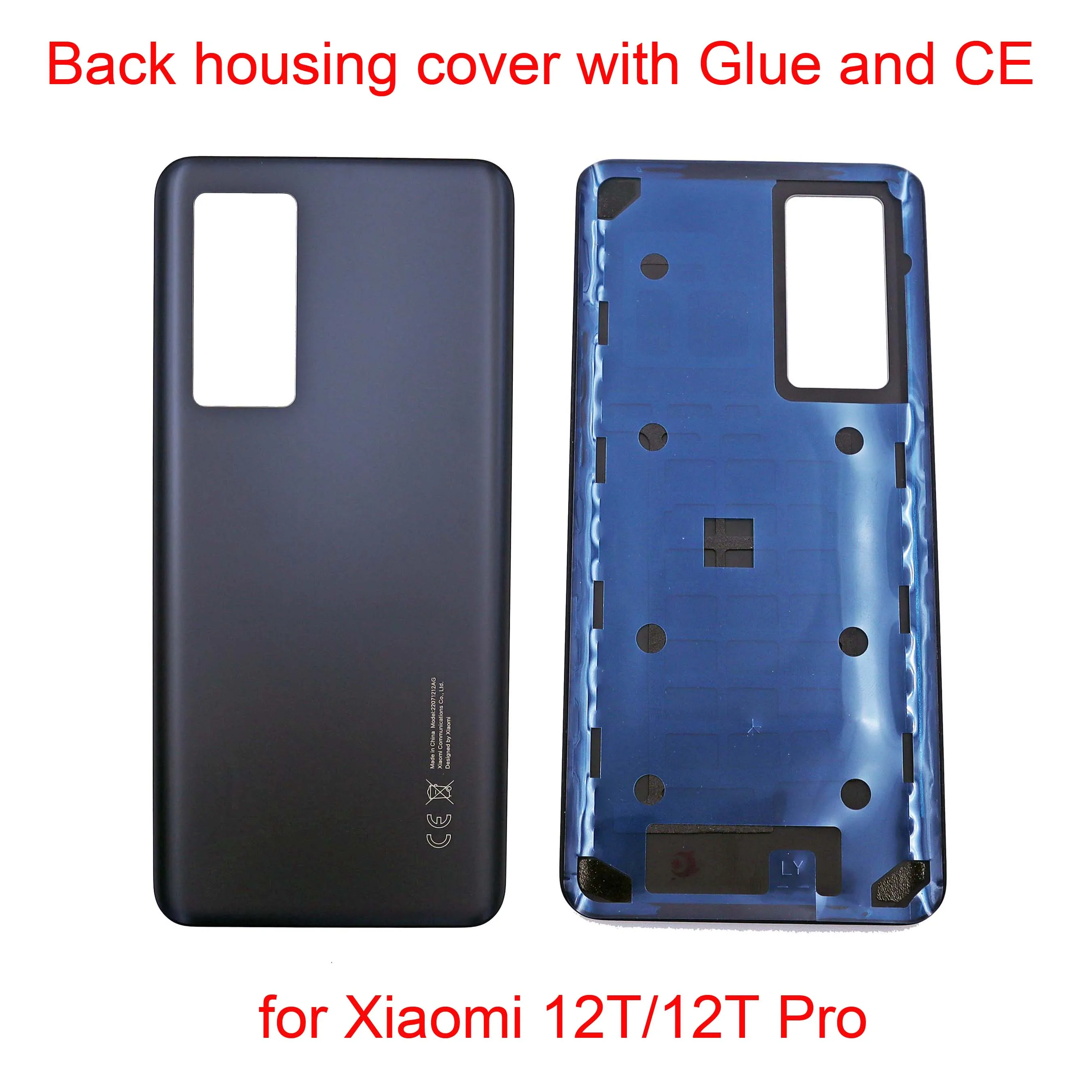 NewGlassLidBackCoverBatteryDoorHousingCoverforXiaomiMi12T
