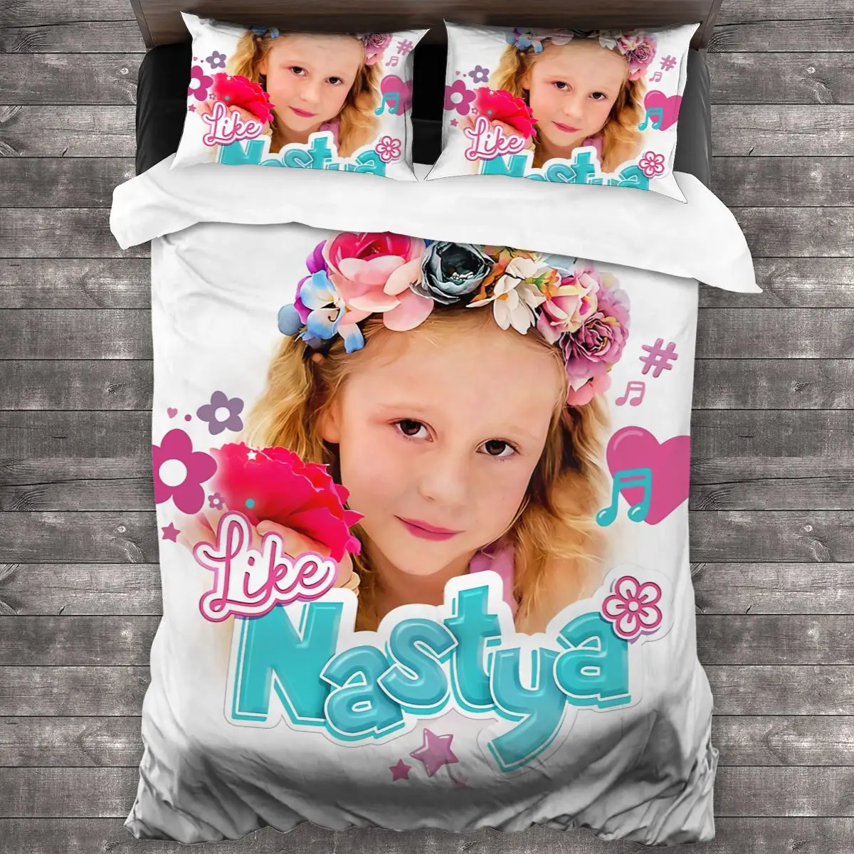 Like Nastya Bedding Set Single Twin Full Queen King Size Bed Set