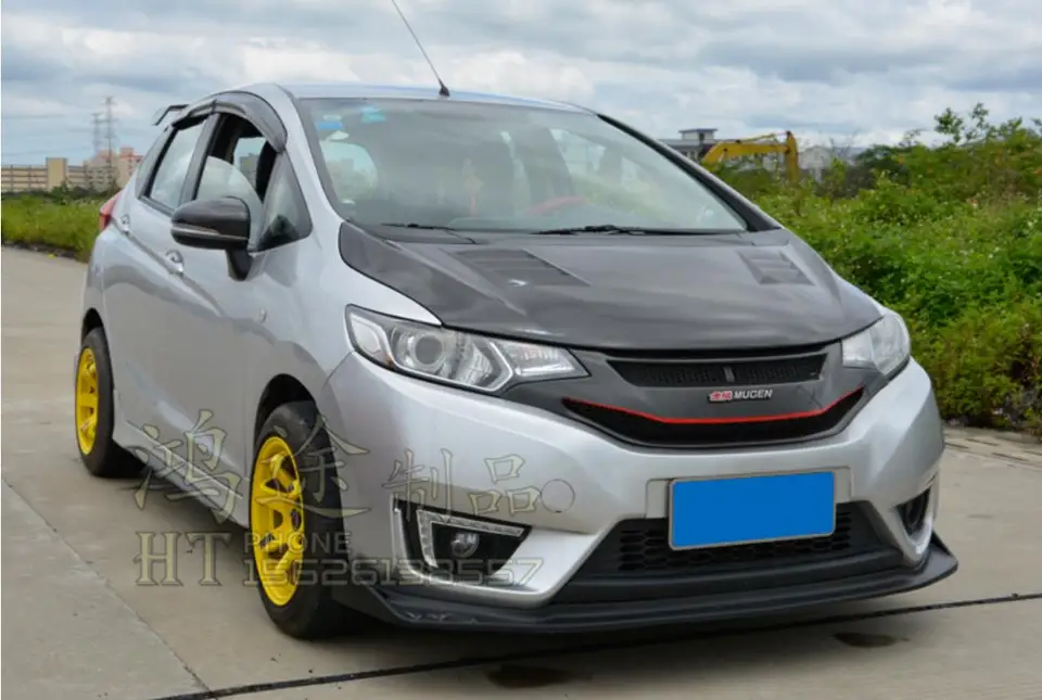 Mugen 車フロントグリルグリルボディキットホンダフィット 2014 Mugen 車フロントグリルグリルボディキットホンダフィット 2014