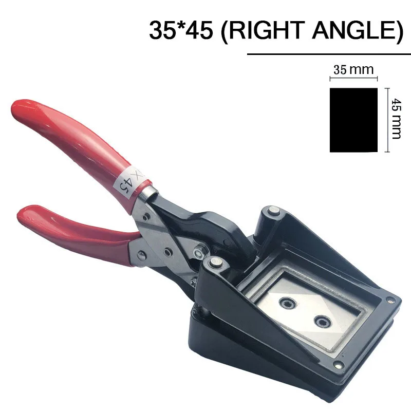 ID Card Slitter License Cutter Round Corner Pliers Hand Held Passport Square Angle Photo Punch   Picture 