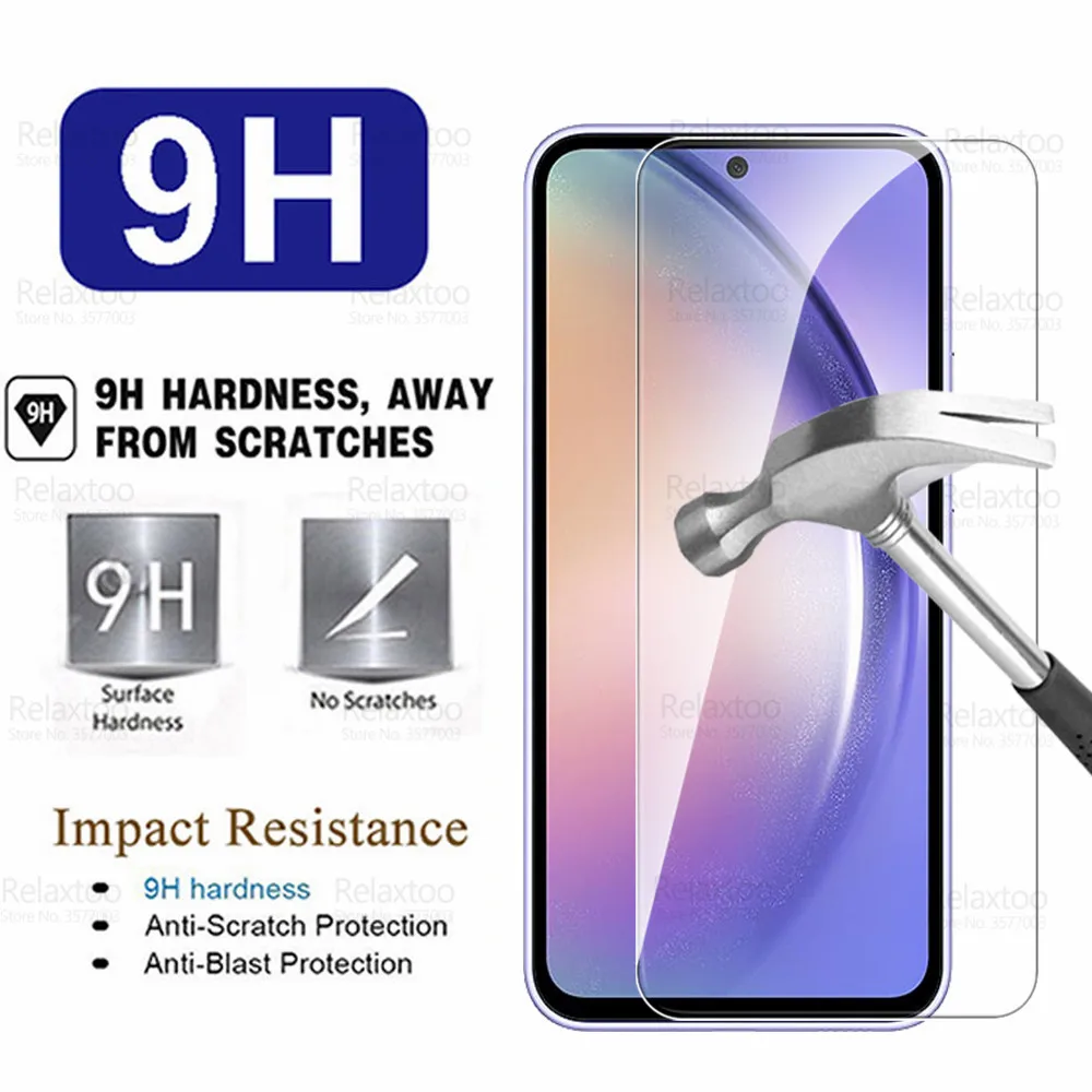 Szkło hartowane 6w1 do Samsung Galaxy A54 5G A34 A14 A04 A04S A 54 34 14 04 S 04 S osłona ekranu folia ochronna