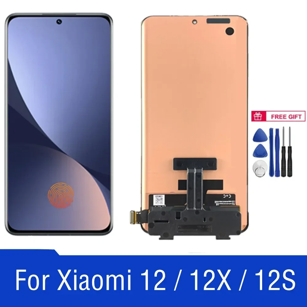 

6.28'' Original For Xiaomi 12 12X 12S LCD Display Touch Screen Digitizer For Xiaomi 12 2201123C 2201123G 2112123AC 2112123AG LCD