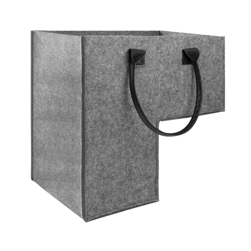 L בצורת מורגש סל אחסון תיק עם ידיות מדרגות בגדים סל סולם כביסה