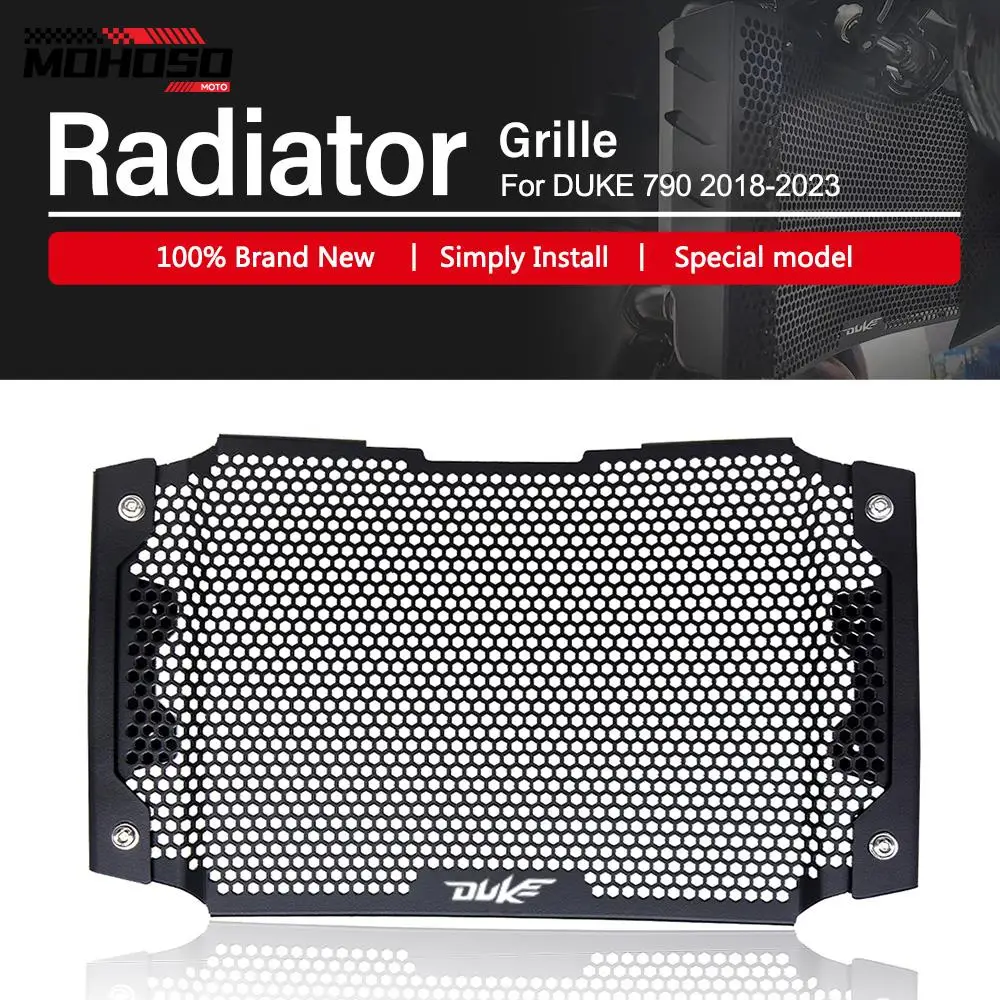 

For DUKE 790 Duke790 DUKE890 R 2018 2019 2020 2021 2022 2023 Motorcycle CNC Radiator Grille Guard Cover Water Tank Protector