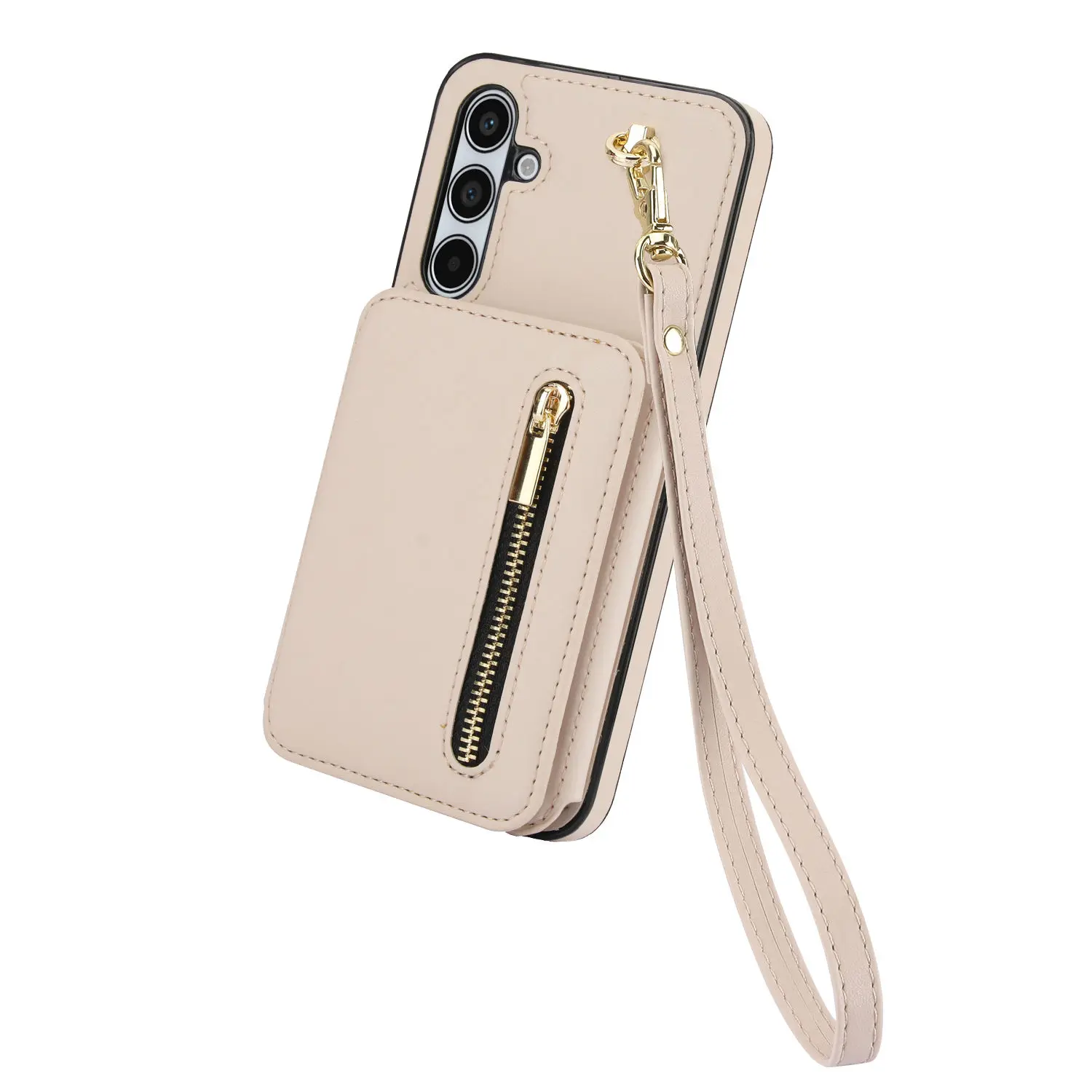 Zipper Wallet Purse Crossbody Case with Strap and Credit Card Holder