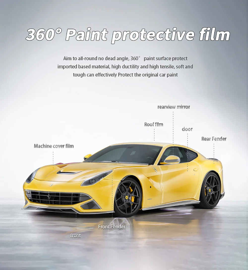 Car Paint Protection Clear Film Anti-Yellowing High Performance TPU Ppf  Sticker - China Ppf, Ppf Paint Protection Film