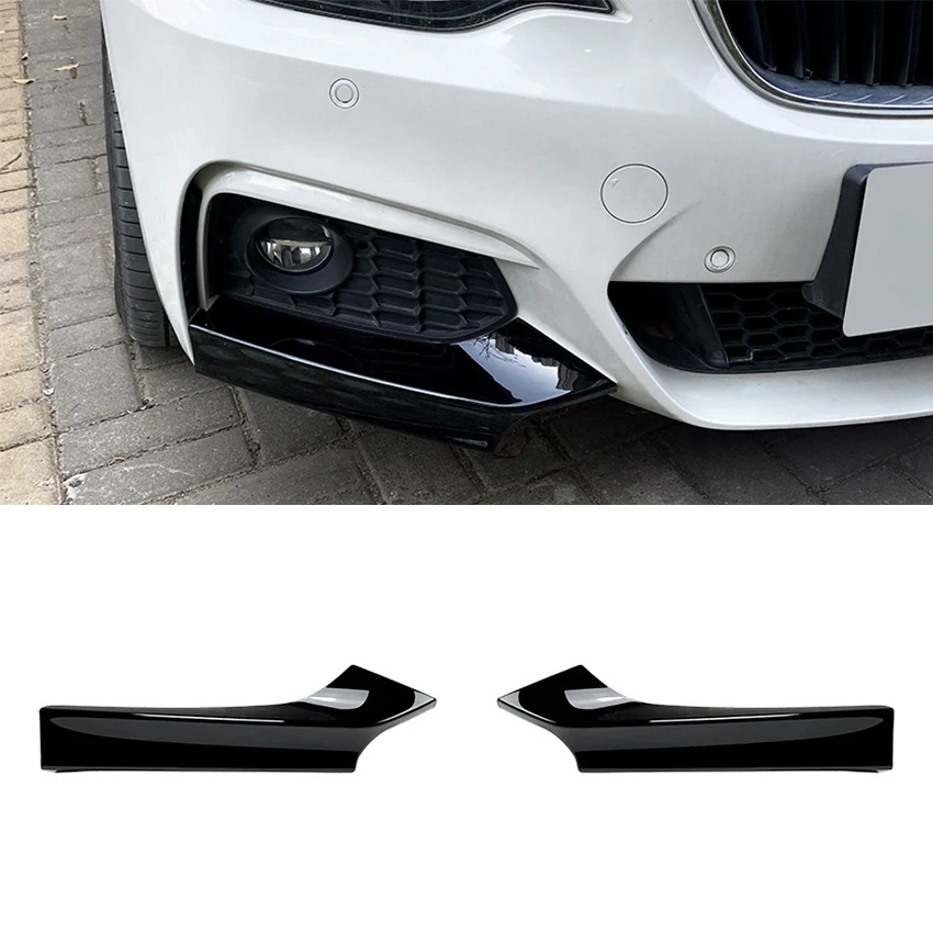 Paraurti Anteriore Lip Side Splitter Spoiler Body Kit Per Bmw Serie 2 F22 F23 M Sport 2015-2019 Protezione Paraurti Anteriore