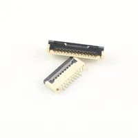 FPC FFC 1.0mm Pitch Cable Connector 4/6/8/10/12/16/20/24/26/30Pins Flip Flat Bottom Contacts 5