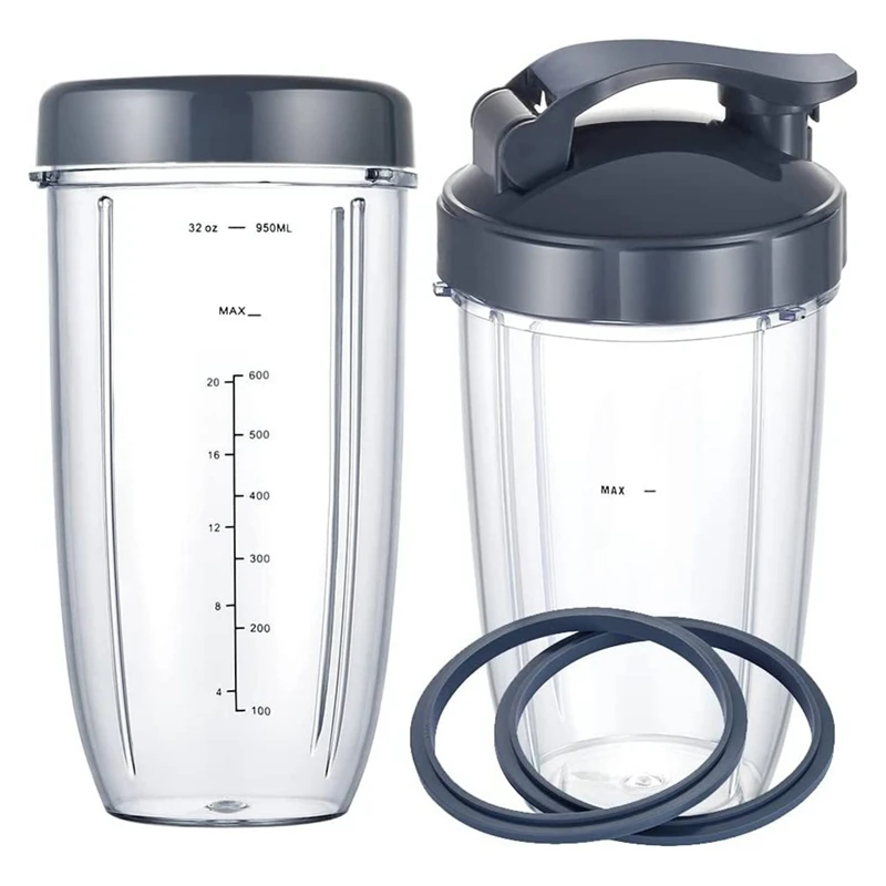 

Запасные части для блендера для блендеров Nutribullet 600 Вт/900 Вт/профессиональные огромные чашки 32 унции и огромные чашки 24 унции