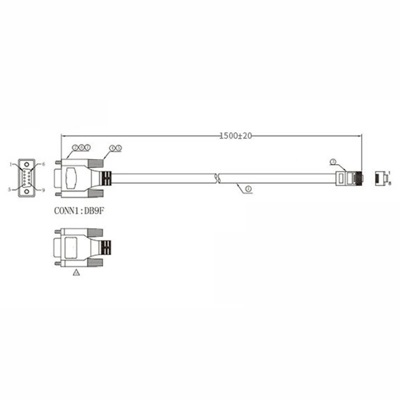RJ45 Network Cable Serial Cable Rj45 To DB9 And RS232 To USB (2 In 1) CAT5 Ethernet Adapter LAN Console