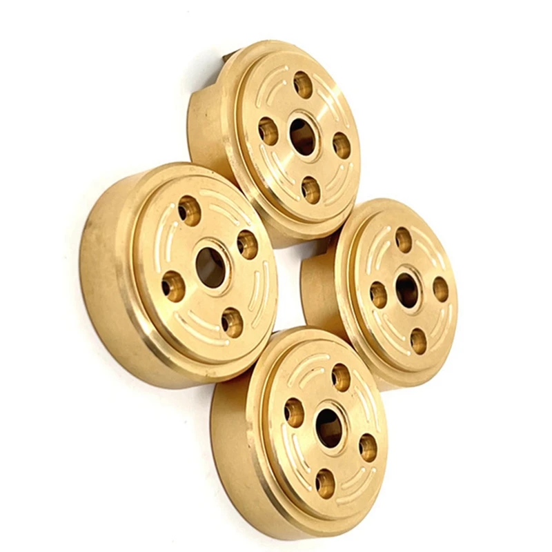 

4 шт латунный наружный портальный противовес корпуса для FMS FCX24 1/24 RC Crawler Car Запчасти для модификации аксессуары