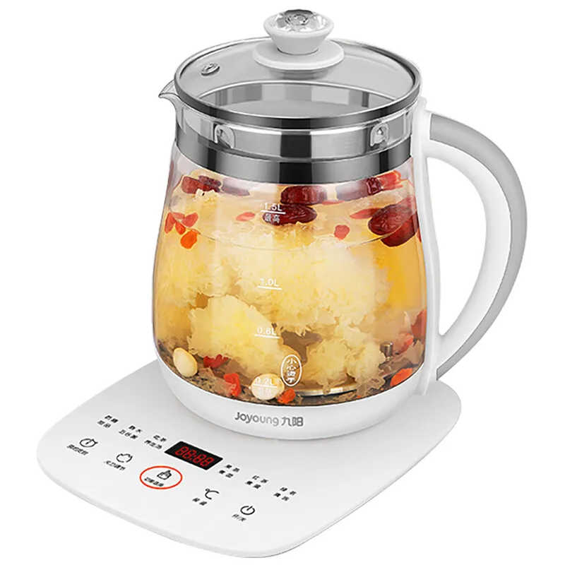 Joyoung bouilloire électrique 1,5 l ménage multifonction Pot de santé puissance de feu réglable température thé Dessert soupe DGD1506BQ