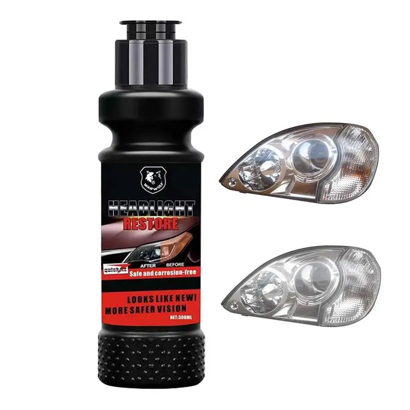 

Head Light Cleaner For Cars Lens Restoration Cleaner 300ml Effective Fast & Easy Car Headlight Repair Fluid Remove Scratches