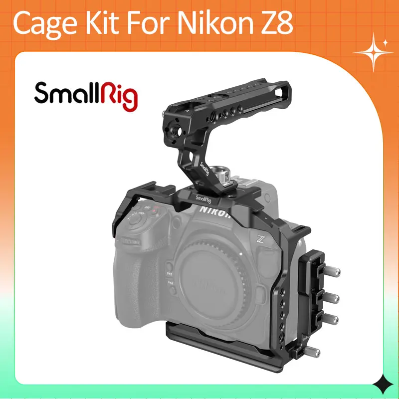 Kit Gabbia Portatile Dedicato Portatile Smallrig Con Maniglia Superiore Per Fotocamera Nikon Z 8 Z8 Full Frame Camera Cage 3940 3941