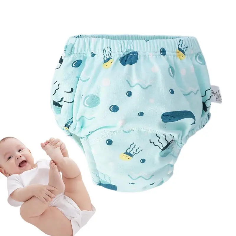 

Potty Training Pants 6-Layers Breathable Cotton Washable Potty Train Kids Underwear Reusable Absorbent Waterproof Potty Training