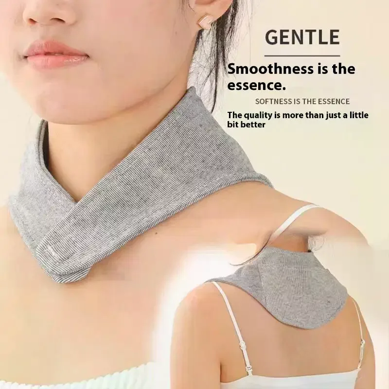 1pc All-Season Soft Warm Scarf With Pocket - Breathable Quick-Drying Neck Warmer Unisex For Men Women Comfortable Neck Wrap