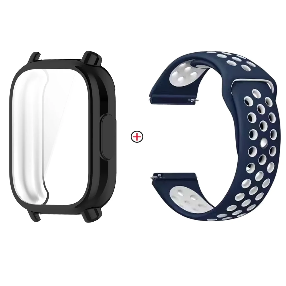 Soft Silicone Strap with TPU Case and Screen Protector
