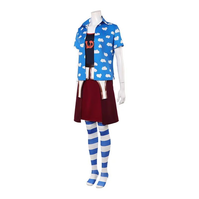Miss Goldenweek Cosplay Costume Coat Skirt Hat Stockings Women Fantasy Roleplay Clothing Outfit Halloween Carnival Party Suit - Image 4