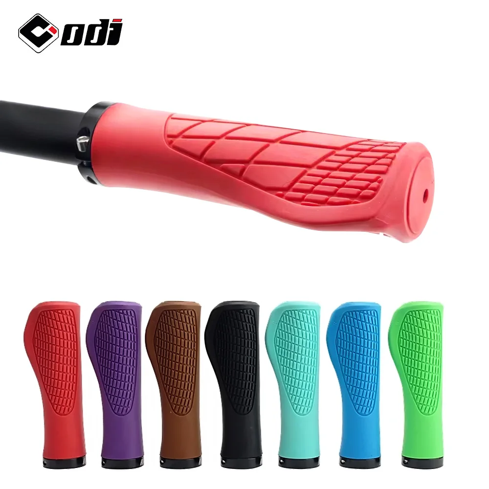 ODI Bicycle Grips Shockproof Bike Handlebar Cover Anti-Slip Lockable Grips Ergonomic Cycling Rubber Ball Handle Grips